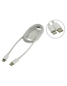 Cablu încărcare și sincronizare Xiaomi Type-C to Lightning, USB Type-C/Lightning, 1m, Alb 2