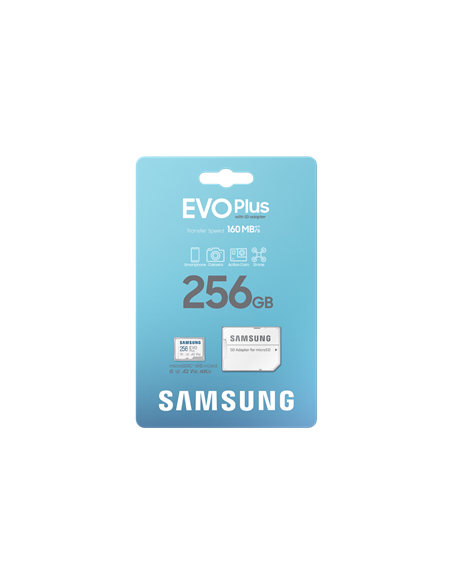 Card de Memorie Samsung EVO Plus MicroSDXC, 128GB (MB-MC256SA/APC)