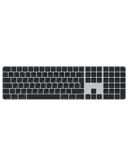Tastatură Apple Magic Keyboard with Touch ID and Numeric Keypad, Fără fir, Negru