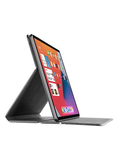 Чехол для планшета Cellularline Folio - iPad Air 10.9" (2020), Искусственная кожа, Чёрный