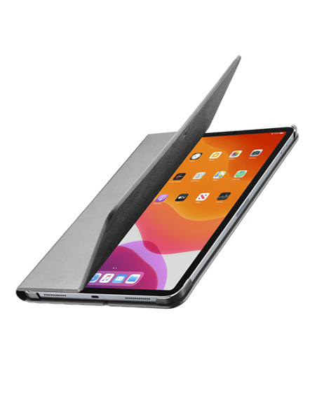Husă pentru tabletă Cellularline Folio - iPad Air 10.9" (2020), Piele artificială, Negru