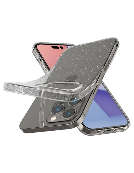Чехол Spigen iPhone 14 Pro Max Liquid Crystal Glitter, Прозрачный