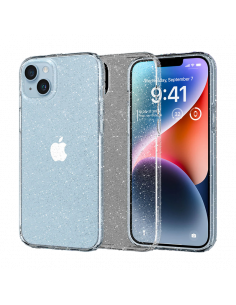 Чехол Spigen iPhone 14 Liquid Crystal Glitter, Прозрачный