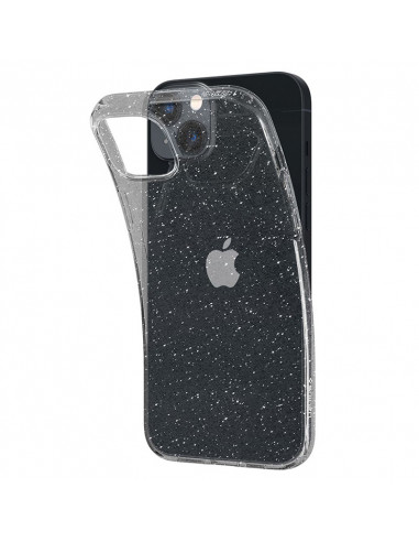 Husă Spigen iPhone 14 Liquid Crystal Glitter, Transparent