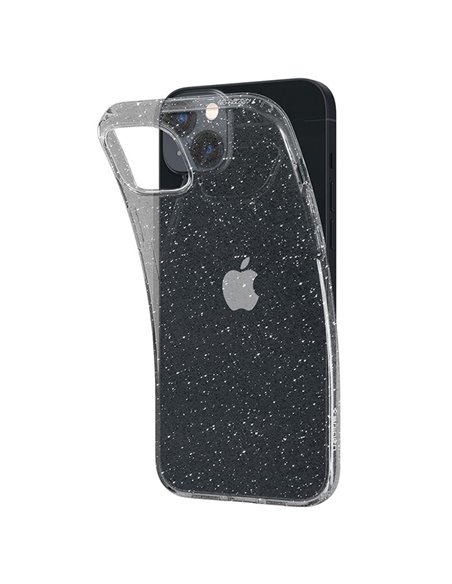 Husă Spigen iPhone 14 Liquid Crystal Glitter, Transparent