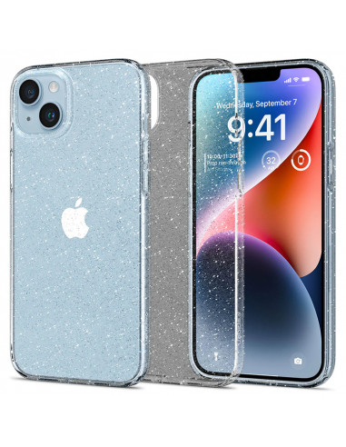 Чехол Spigen iPhone 14 Liquid Crystal Glitter, Прозрачный