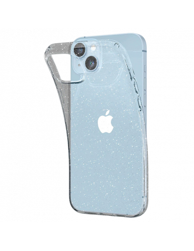 Чехол Spigen iPhone 14 Liquid Crystal Glitter, Прозрачный