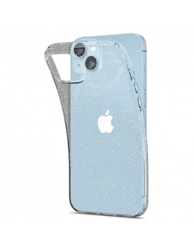 Husă Spigen iPhone 14 Liquid Crystal Glitter, Transparent