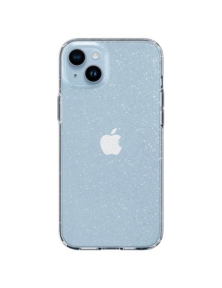 Husă Spigen iPhone 14 Liquid Crystal Glitter, Transparent