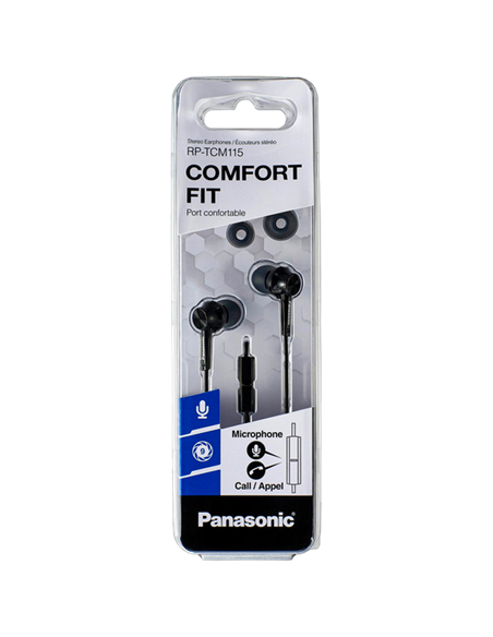 Наушники Panasonic RP-TCM115GC, Чёрный