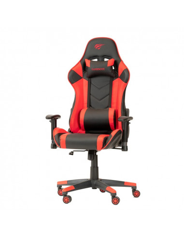 Игровое кресло Havit GC932, ПВХ Кожа, Черный/Красный