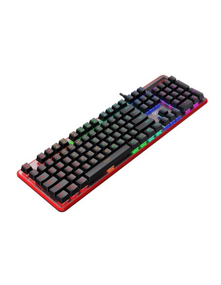Клавиатура Havit KB870L, Проводное, Чёрный