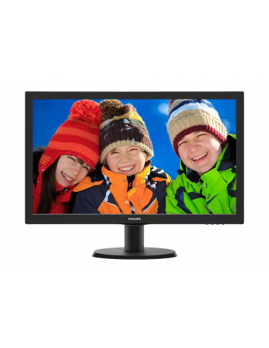 23,6" Монитор Philips 243V5QHABA, MVA 1920x1080 FHD, Чёрный