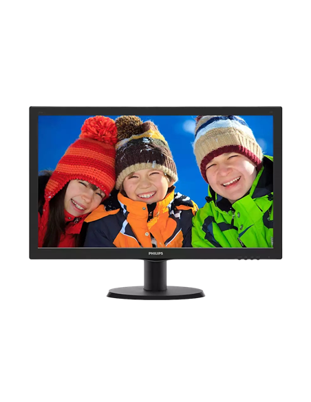 23,6" Монитор Philips 243V5QHABA, MVA 1920x1080 FHD, Чёрный