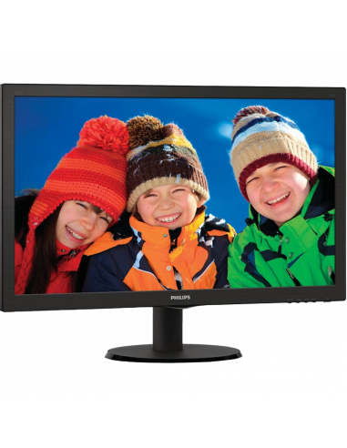 23,6" Monitor Philips 243V5QHABA, MVA 1920x1080 FHD, Negru