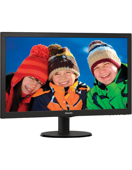 23,6" Монитор Philips 243V5QHABA, MVA 1920x1080 FHD, Чёрный