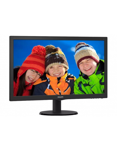 23,6" Монитор Philips 243V5QHABA, MVA 1920x1080 FHD, Чёрный