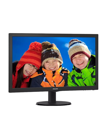 23,6" Монитор Philips 243V5QHABA, MVA 1920x1080 FHD, Чёрный