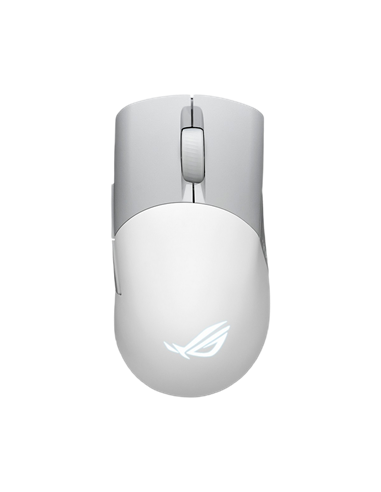 Gaming Mouse ASUS ROG Keris Wireless AimPoint, Alb/Gri