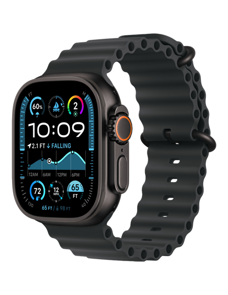 Ceas inteligent Apple Watch Ultra 2, 49mm, Black Ocean