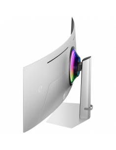 49" Игровой монитор Samsung S49CG930, OLED 5120x1440 Dual QHD, Серебристый 2
