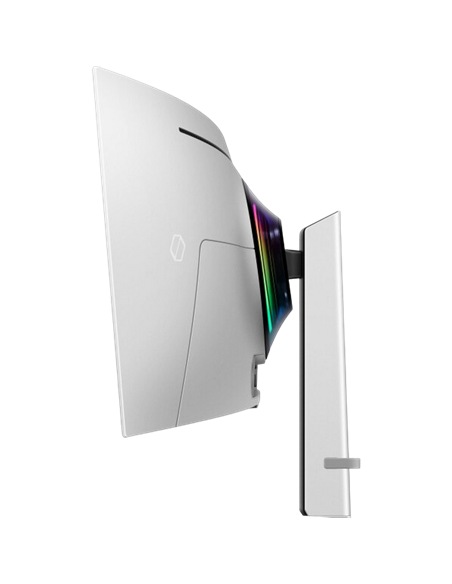 49" Игровой монитор Samsung S49CG930, OLED 5120x1440 Dual QHD, Серебристый