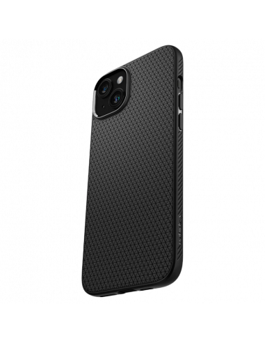 Чехол Spigen iPhone 15 Liquid Air, Матовый черный