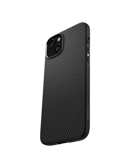 Чехол Spigen iPhone 15 Liquid Air, Матовый черный Чехол Spigen iPhone 15 Liquid Air, Матовый черный
