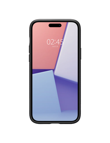Чехол Spigen iPhone 15 Liquid Air, Матовый черный Чехол Spigen iPhone 15 Liquid Air, Матовый черный