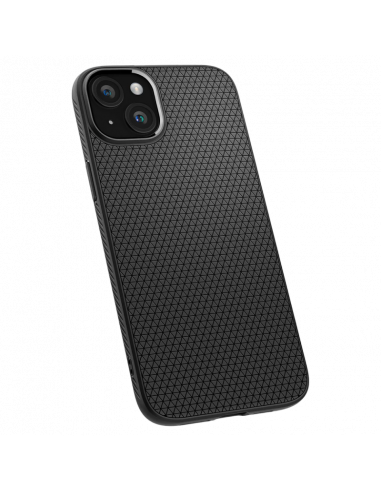 Чехол Spigen iPhone 15 Liquid Air, Матовый черный