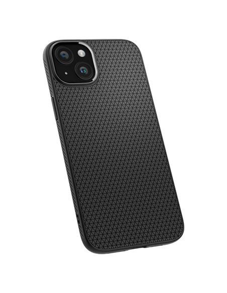 Чехол Spigen iPhone 15 Liquid Air, Матовый черный Чехол Spigen iPhone 15 Liquid Air, Матовый черный