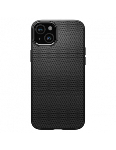 Чехол Spigen iPhone 15 Liquid Air, Матовый черный