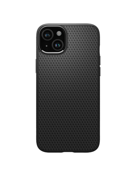 Чехол Spigen iPhone 15 Liquid Air, Матовый черный Чехол Spigen iPhone 15 Liquid Air, Матовый черный