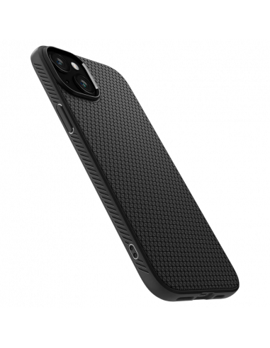 Чехол Spigen iPhone 15 Liquid Air, Матовый черный