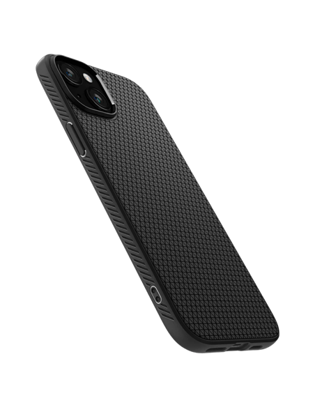 Чехол Spigen iPhone 15 Liquid Air, Матовый черный Чехол Spigen iPhone 15 Liquid Air, Матовый черный