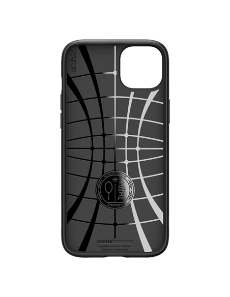Чехол Spigen iPhone 15 Liquid Air, Матовый черный Чехол Spigen iPhone 15 Liquid Air, Матовый черный