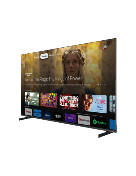 65" QLED SMART Телевизор Toshiba 65QG5E63DG, 3840x2160 4K UHD, Google TV, Чёрный