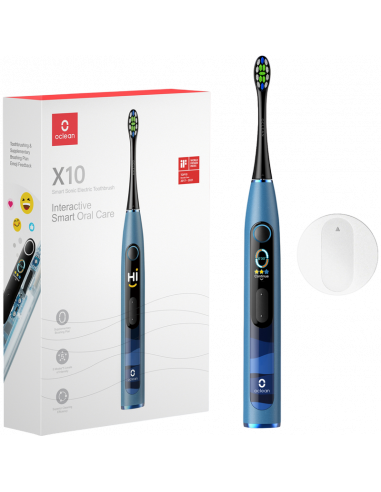 Periuța de dinți electrică sonică Oclean X10, Albastru