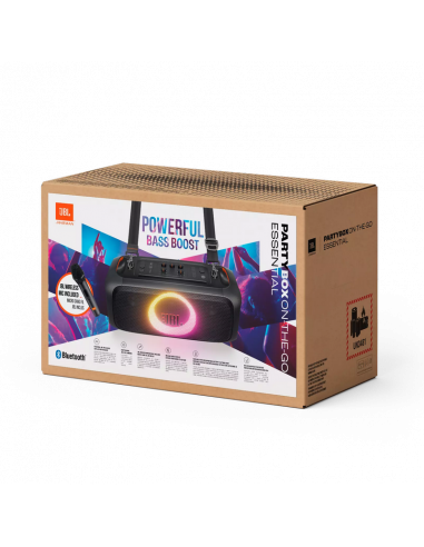 Портативная колонка JBL PartyBox On-the-Go Essential, Чёрный