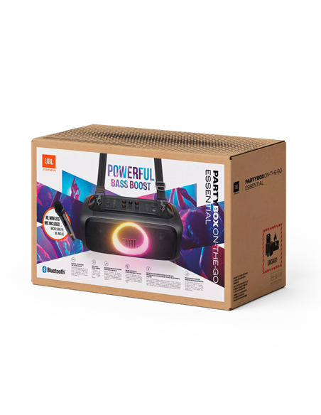 Портативная колонка JBL PartyBox On-the-Go Essential, Чёрный