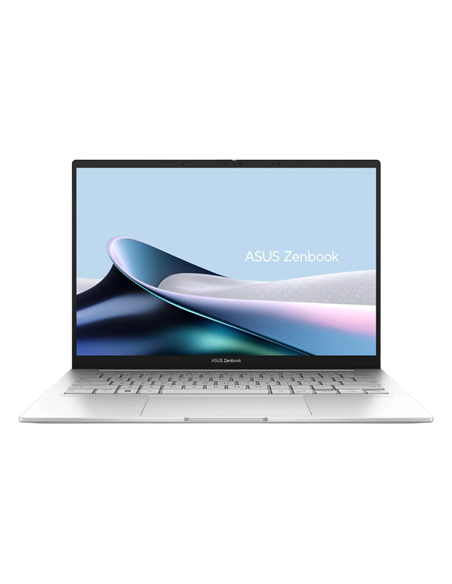 Laptop 14" ASUS Zenbook 14 OLED UX3405MA, Foggy Silver, Intel Core Ultra 7 155H, 16GB/1024GB, Fără SO