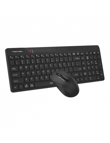 Set Tastatură + Mouse A4Tech FG2300 Air, Fără fir, Negru | Gri
