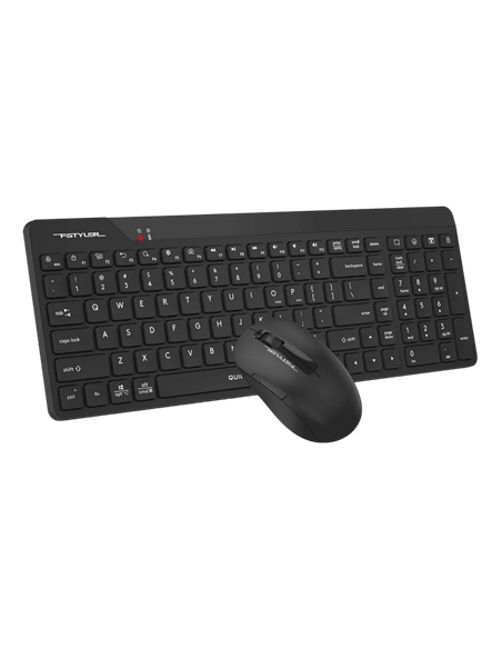 Set Tastatură + Mouse A4Tech FG2300 Air, Fără fir, Negru | Gri