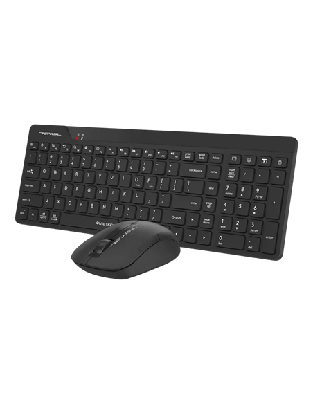 Set Tastatură + Mouse A4Tech FG2300 Air, Fără fir, Negru | Gri