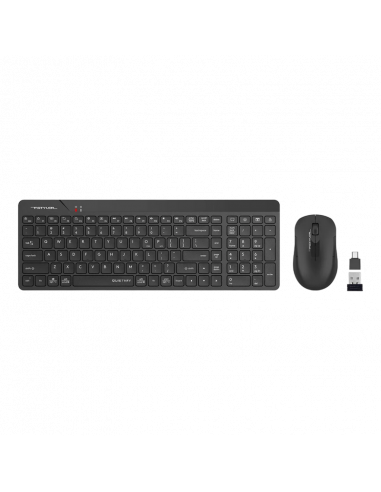 Клавиатура и мышь A4Tech FG2300 Air, Беспроводное, Чёрный | Серый