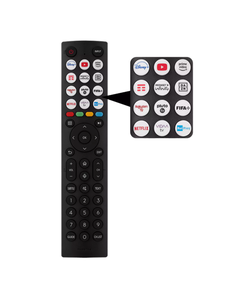 58" LED SMART TV Hisense 58A6K, 3840x2160 4K UHD, VIDAA U6.0, Negru 58" LED SMART TV Hisense 58A6K, 3840x2160 4K UHD, VIDAA U6.0, Negru