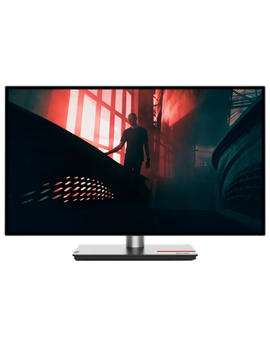 27" Monitor Lenovo P27q-30, IPS 2560x1440 WQHD, Negru | Gri