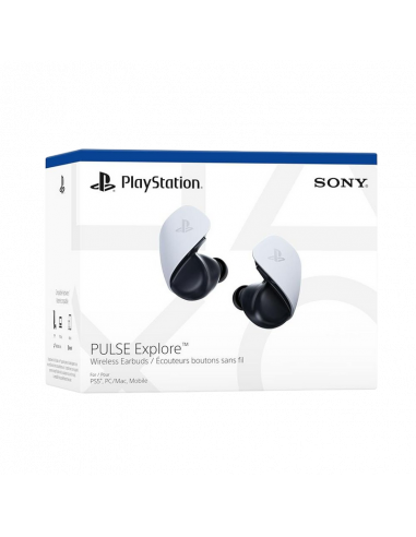 Căști gaming SONY Pulse Explore, Fără fir, Alb