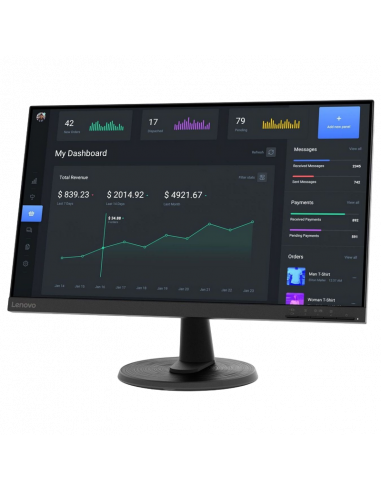 23,8" Монитор Lenovo C24-40, VA 1920x1080 FHD, Чёрный