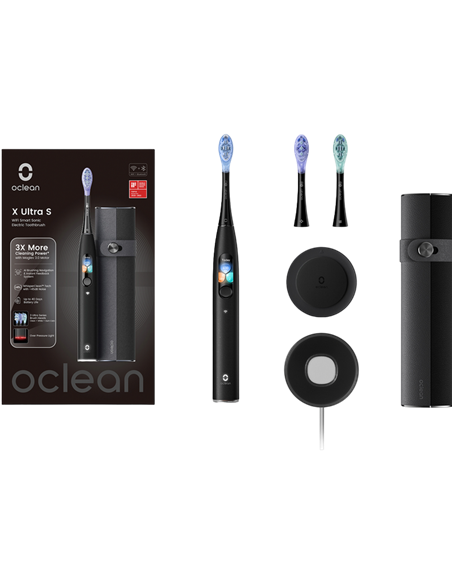Электрическая зубная щетка Oclean X Ultral Set, Чёрный